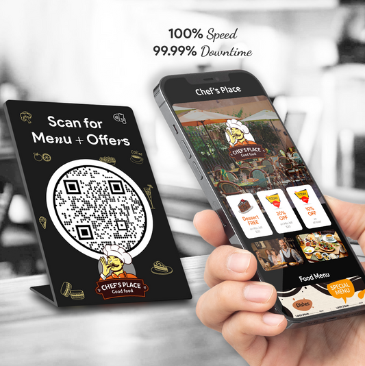 NFC / QR Connect –  Premium Standee