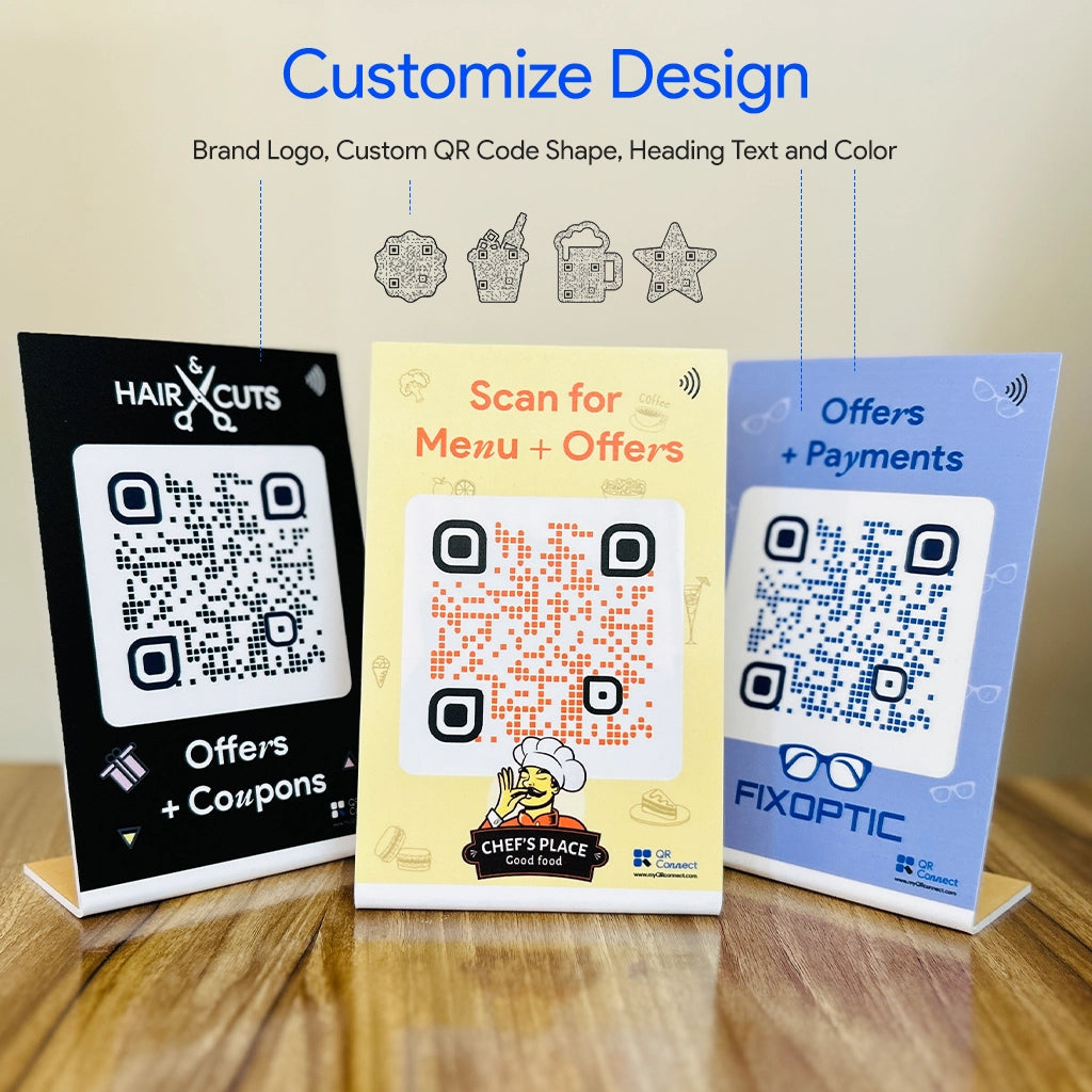 Top-Rated (4.9/5 ⭐) Premium QR Code Website with NFC QR Code Standee